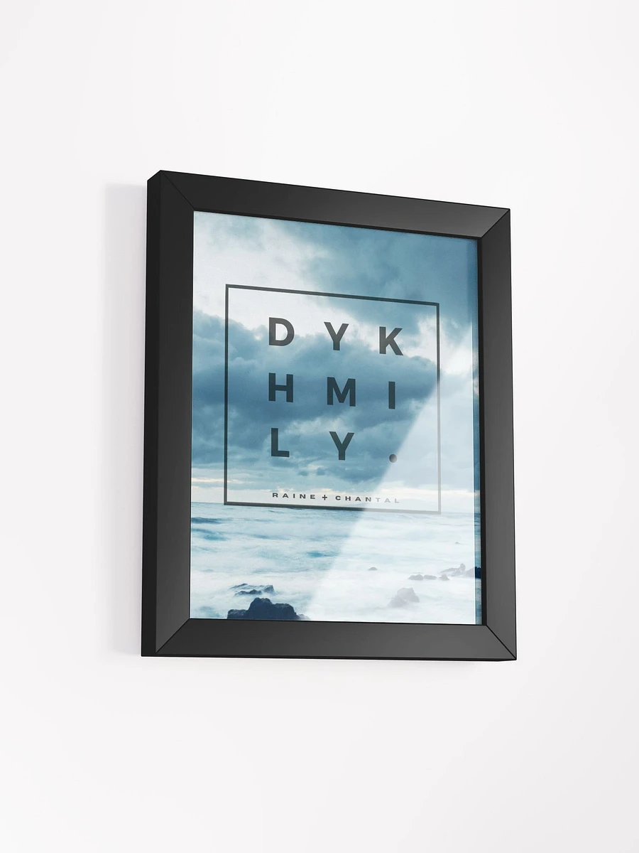 DYKHMILY Framed Square Blue Matte Poster product image (2)