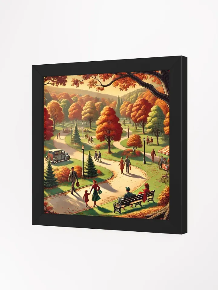 Autumn in the Park: Framed Artwork product image (2)
