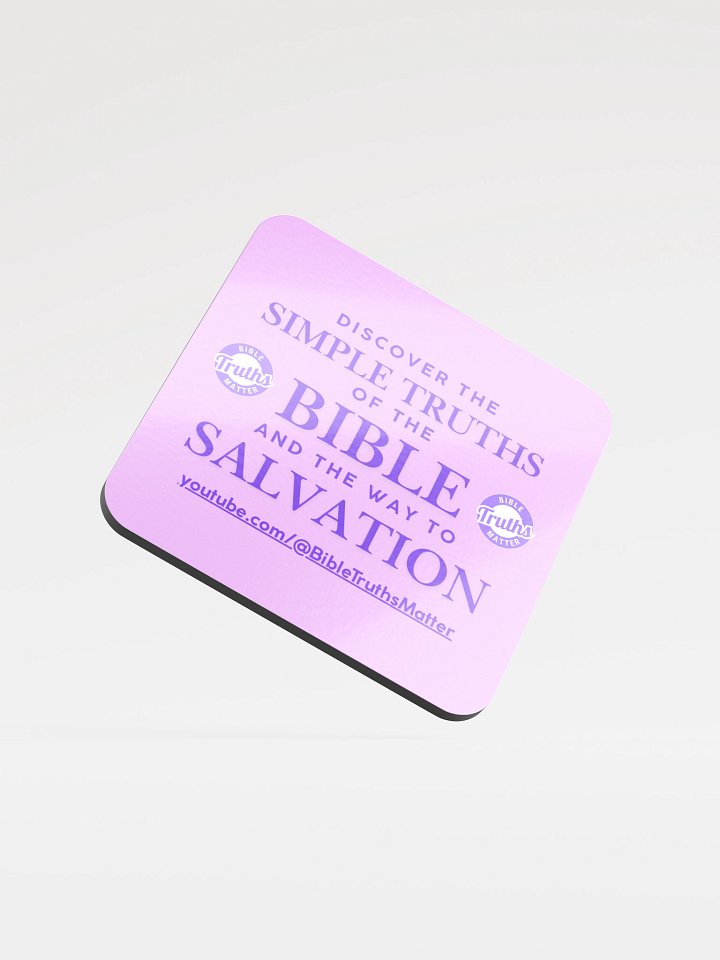 Bible Truths Matter Cork Coaster product image (1)