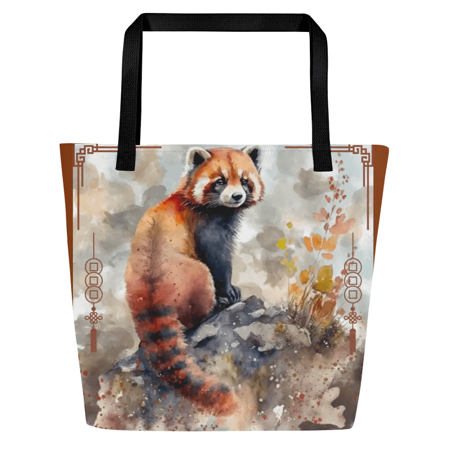 Red Panda Tote Bag product image (3)