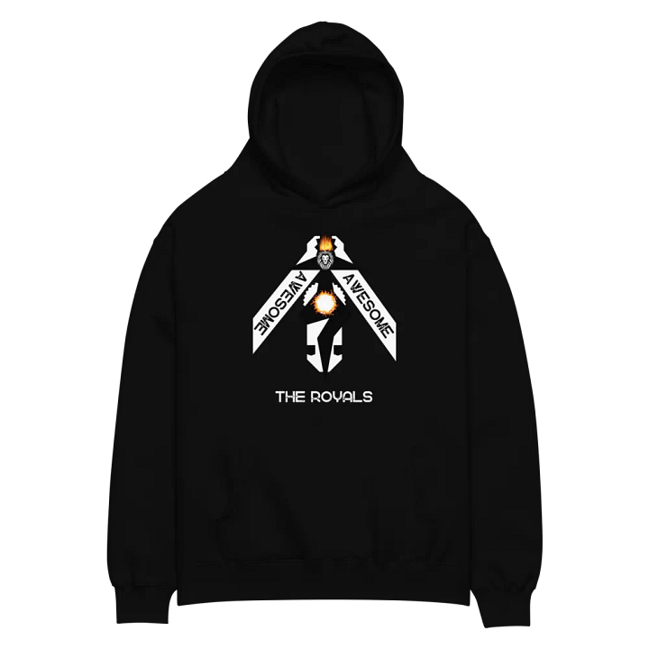 Flaming Lion Emblem Oversized Hoodie product image (2)
