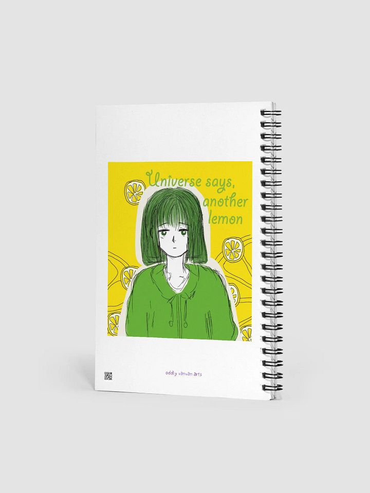Lemon Universe Spiral Notebook product image (2)