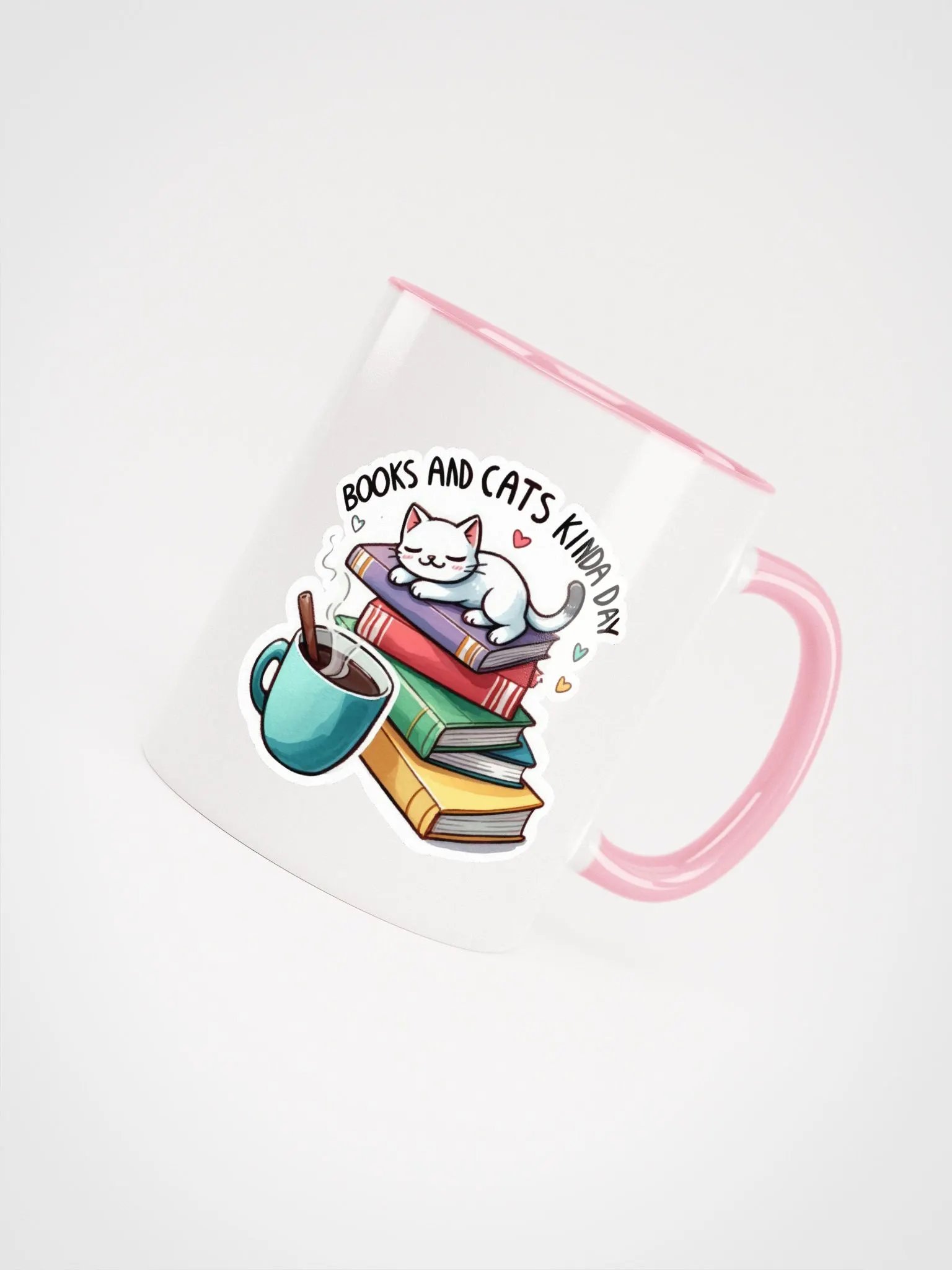 Book Readers Cat Book Warmer Coffee Mug Gifts for Book Lovers, Readers, Bookish, Birthday, Mothersday, Fathersday, Christmas Library Mug for Cat and Book Lover Black Coffee Mug 11Oz product image (12)