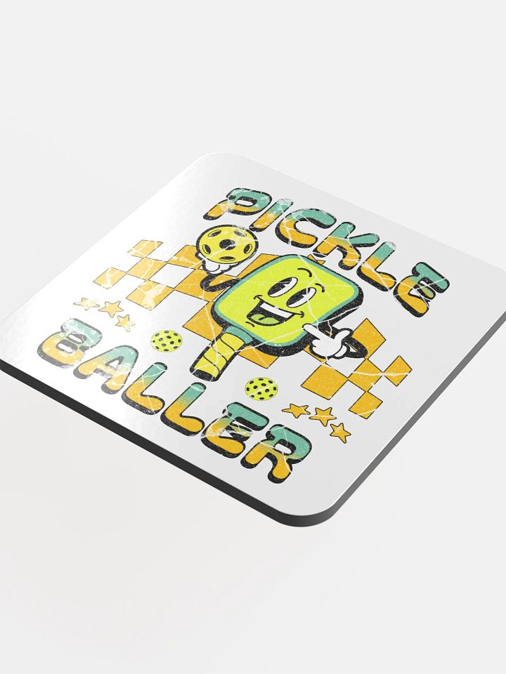 Pickle Baller Pickleball Funky Coaster product image (1)