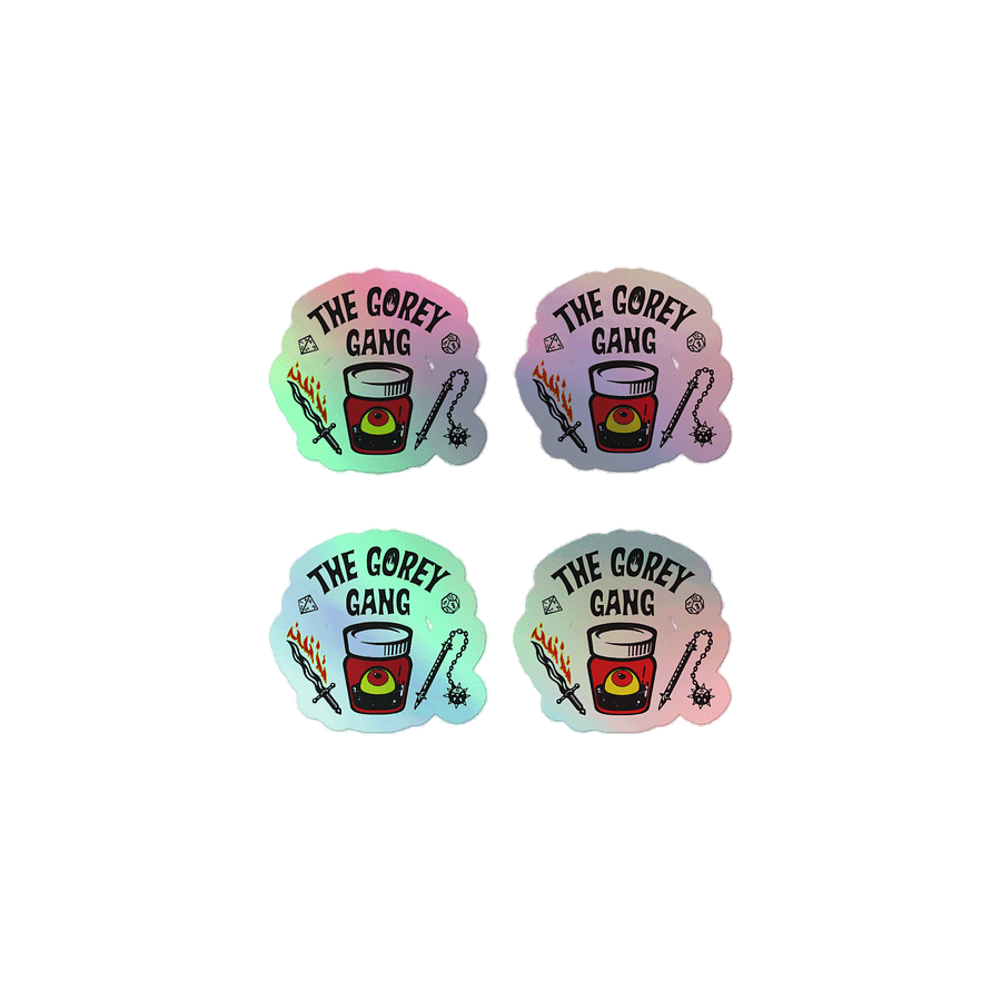 DnD Gang - Kiss-Cut Holographic Sticker Sheet product image (1)