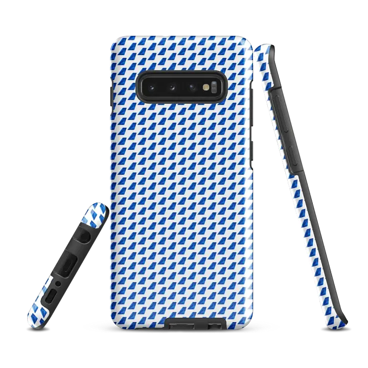 Ultra-Tough Case for Samsung® - Two-Tone Blue Tailfin Design product image (2)