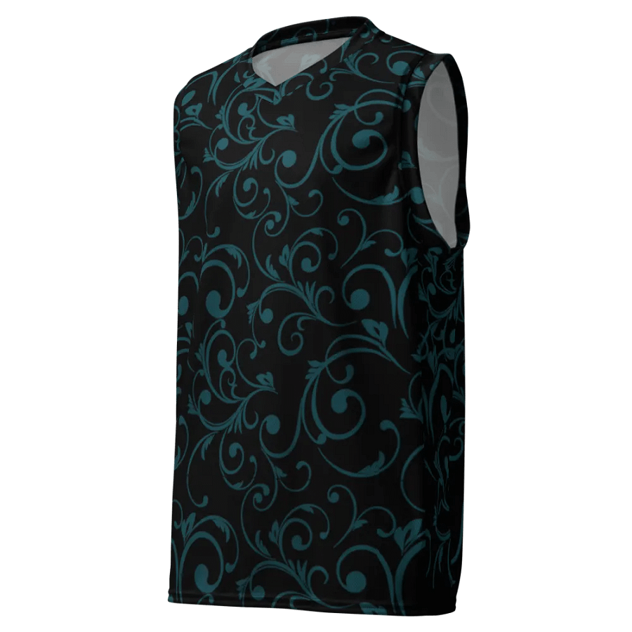 Dark Teal Basketball Jersey product image (1)