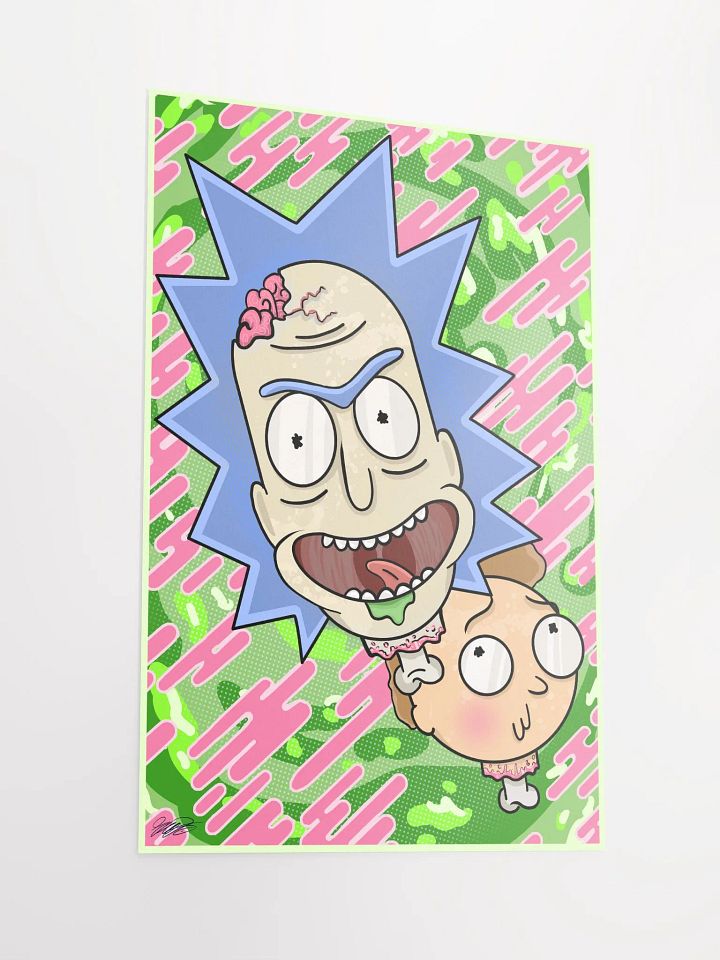 Rick & Morty Heads Print product image (2)