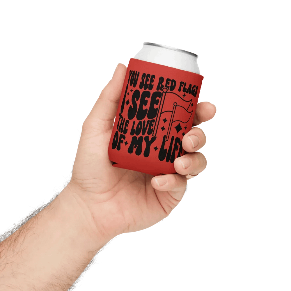 LOML (Red Flags) Koozie product image (4)
