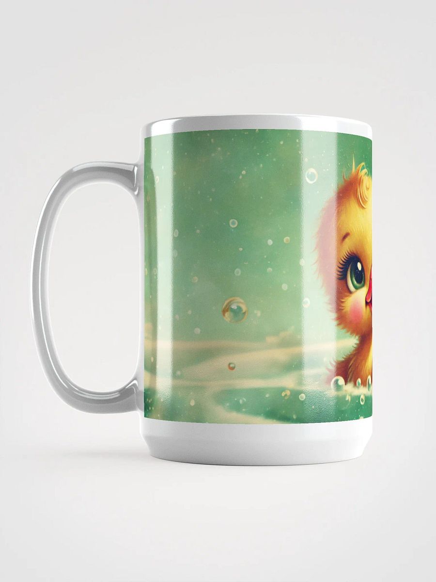 Adorable Ducky Bath 15 oz White Glossy Mug product image (6)