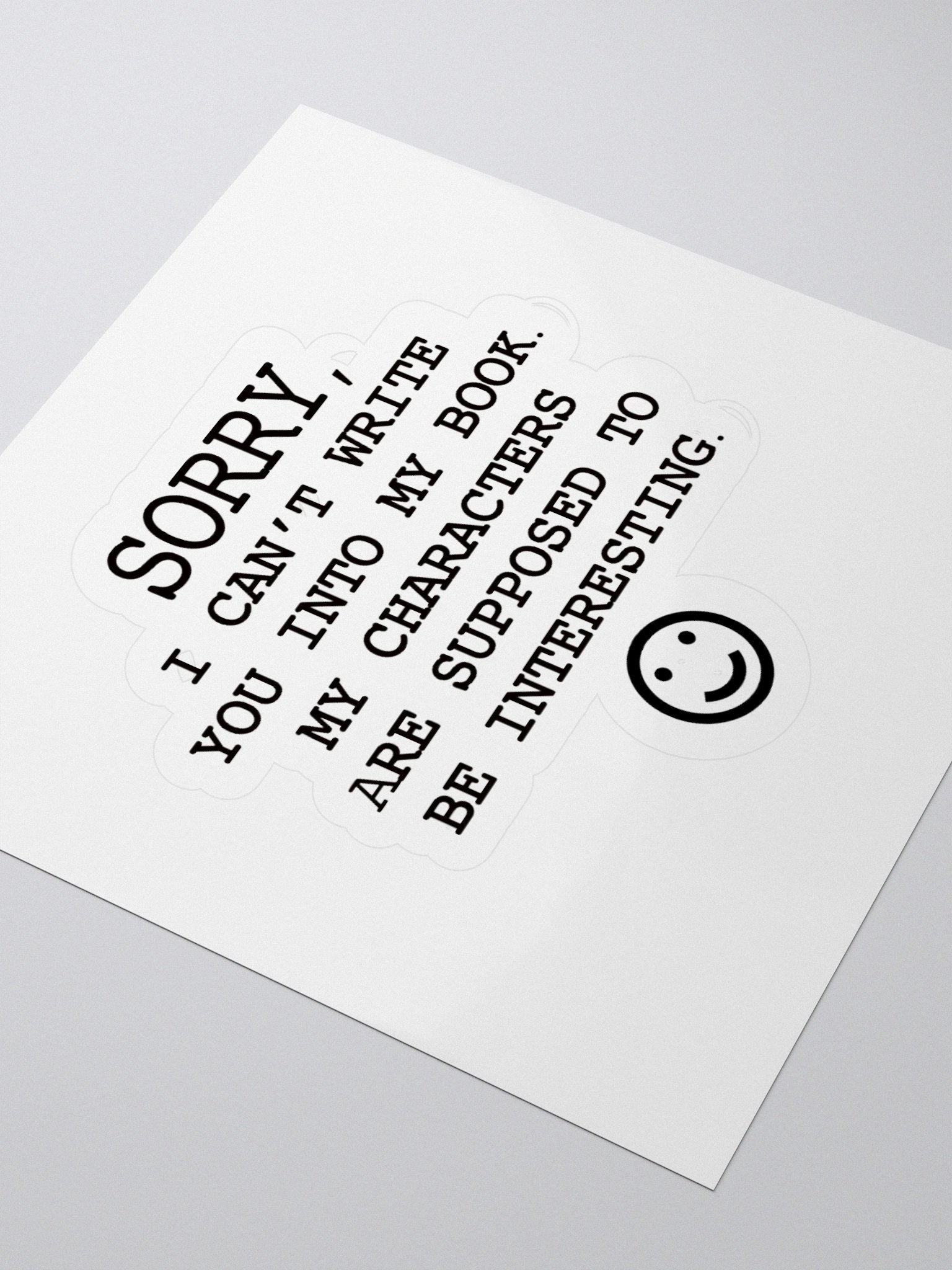 Sick Burn Kiss Cut Sticker product image (9)