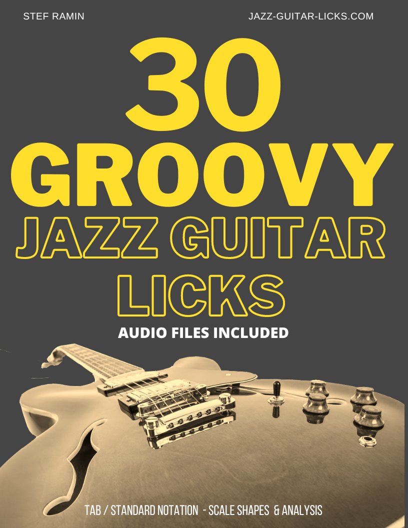 30 Groovy Jazz Guitar Licks - PDF With Audio Files product image (1)