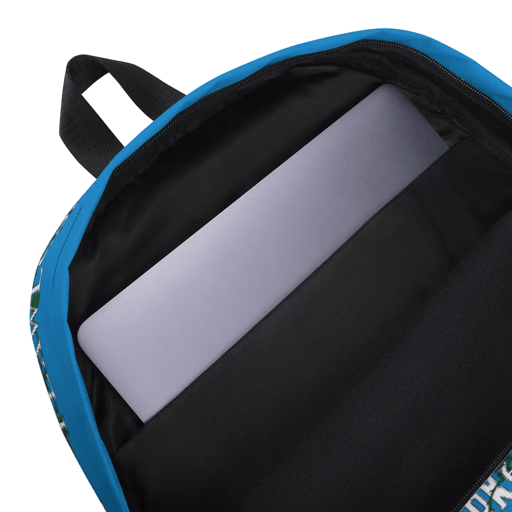 Flawless Garnets ONE PIECE Backpack Design 2 Blue product image (5)
