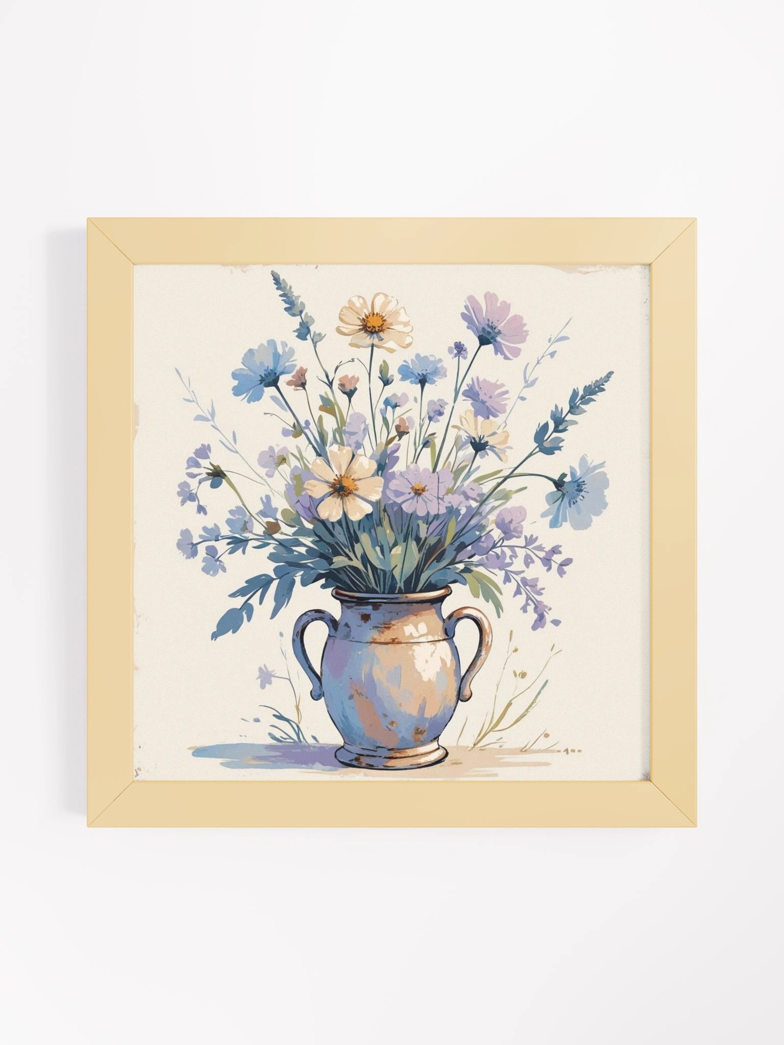 Ethereal Wildflower Vase Art Print product image (1)
