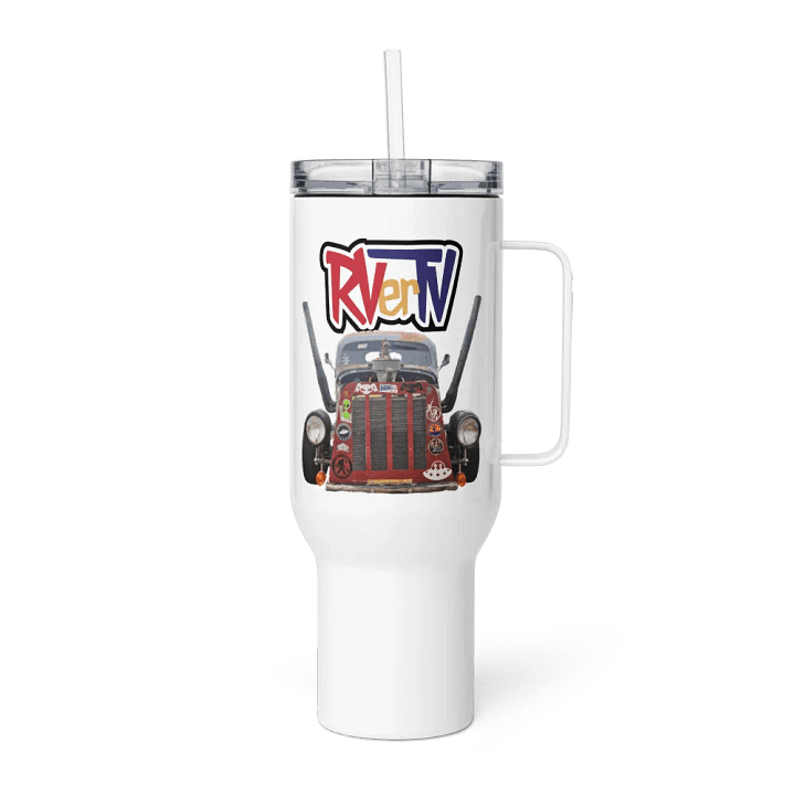 RVerTV with Hot Rod - Travel Mug with Handle product image (2)