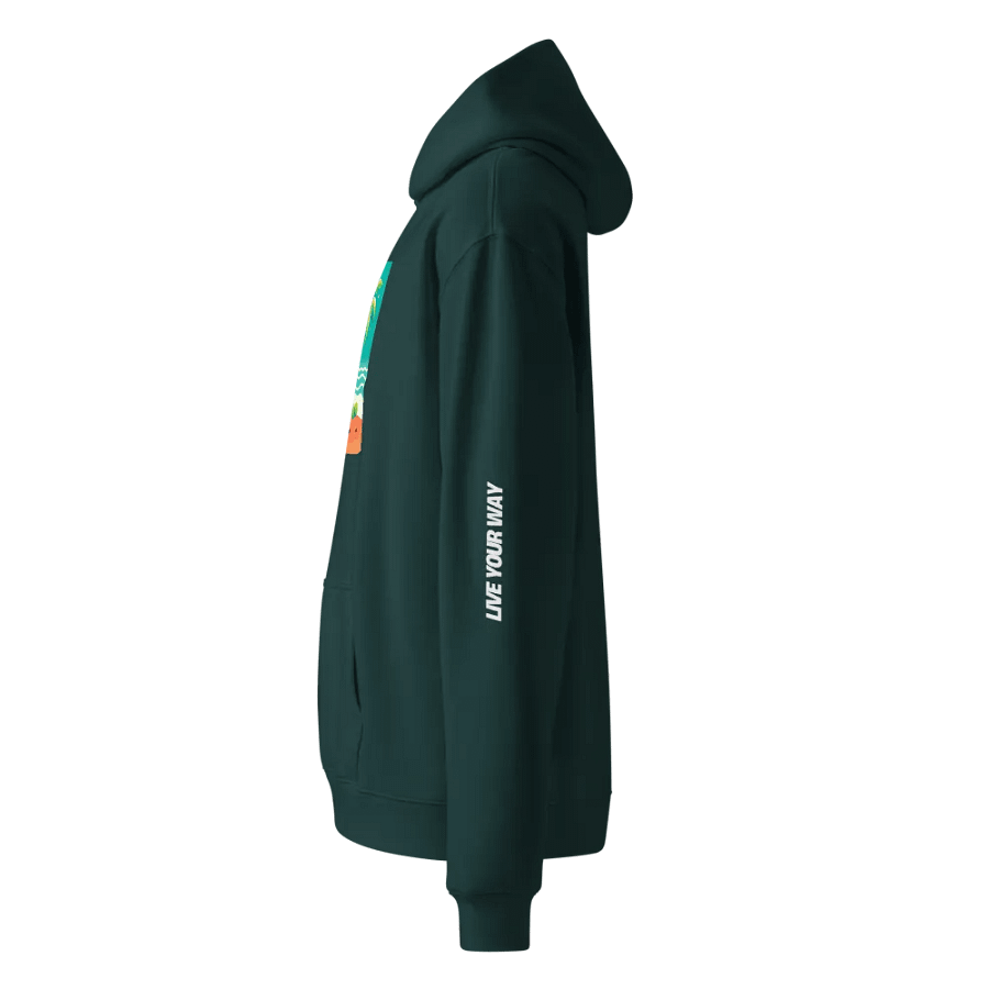 AS Colour Unisex Premium Oversized Hoodie | AI Design enjoy the coconut on the beach product image (3)