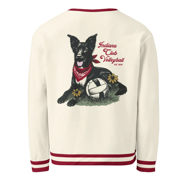 Indiana Club Volleyball Sublimated Throwback Crewneck product image (2)
