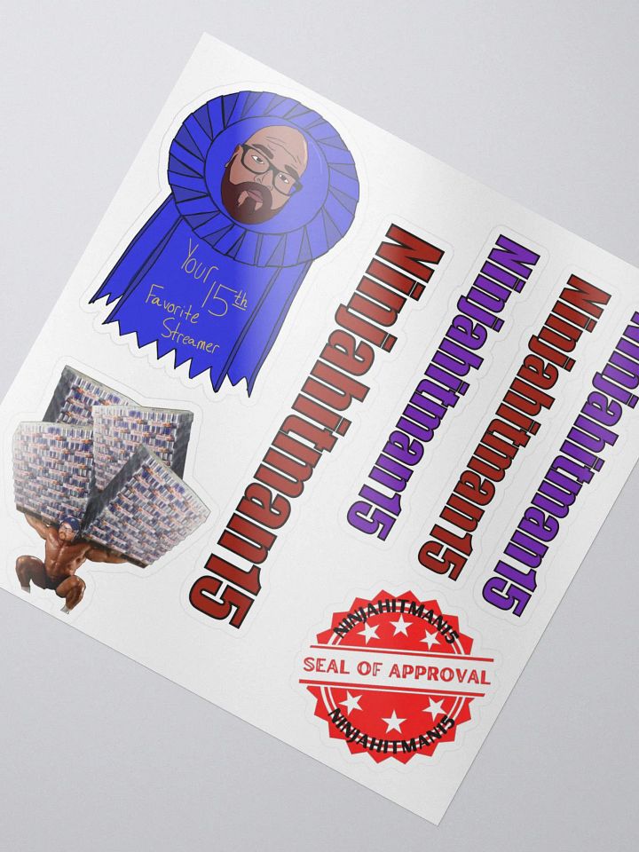 Meme sticker sheet product image (2)