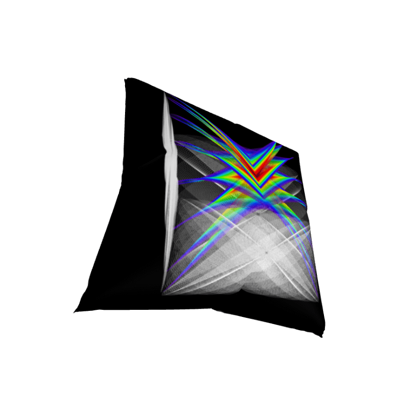 Cubed Oscillations - Lissajous Figures Mathematical Art Pillow product image (5)