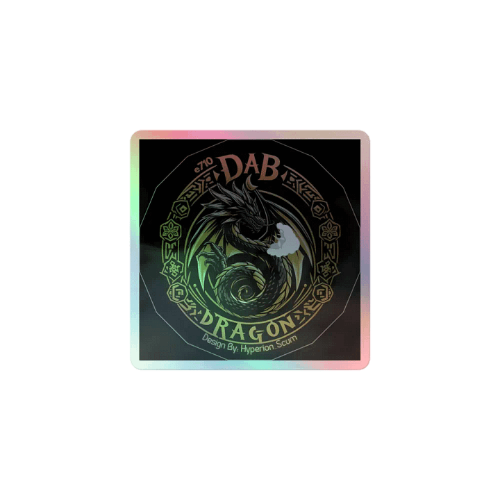dab dragon sticker #1 product image (1)