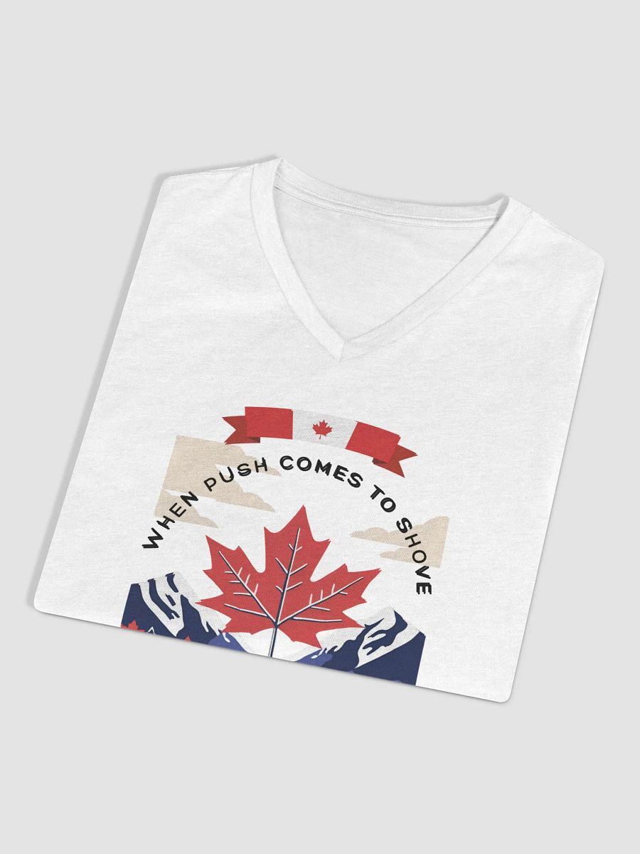 Maple Leaf Push Back Women's V-Neck Tee product image (12)