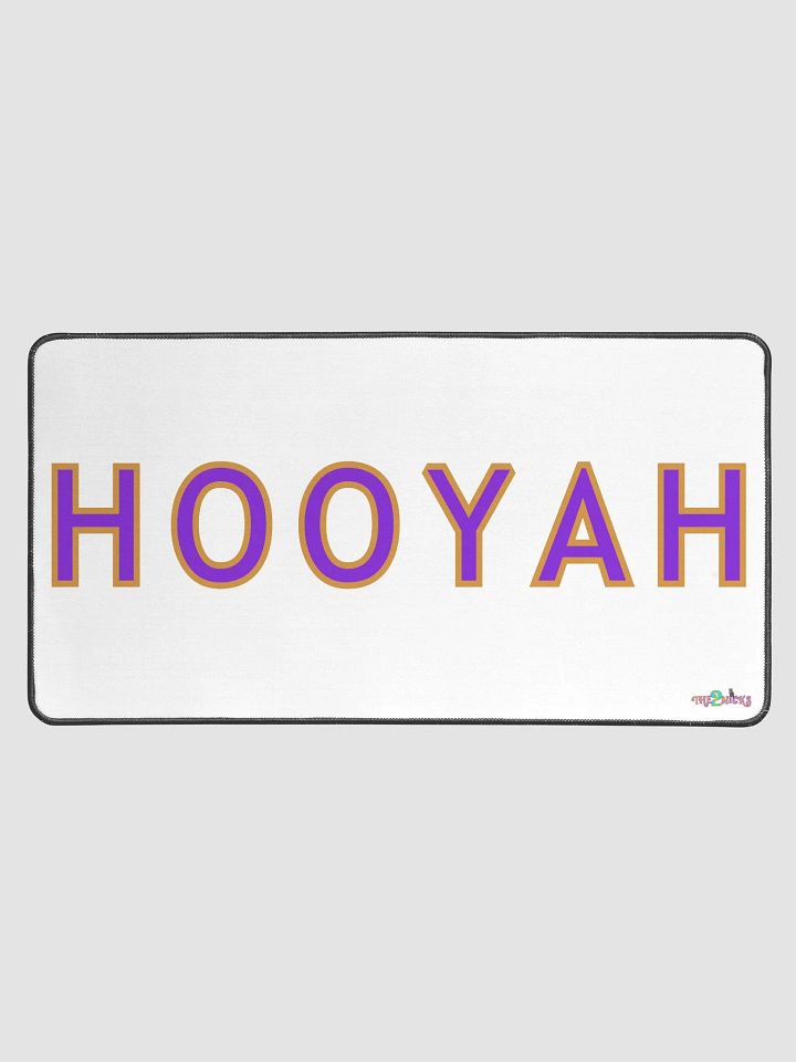 Hooyah Desk Mat (White) product image (1)