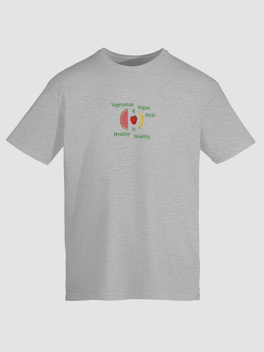 Healthy Wealthy Vegetarian T-Shirt product image (9)
