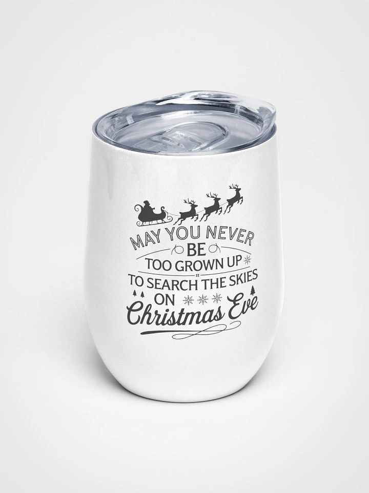 Festive Holiday Wine Tumbler product image (1)