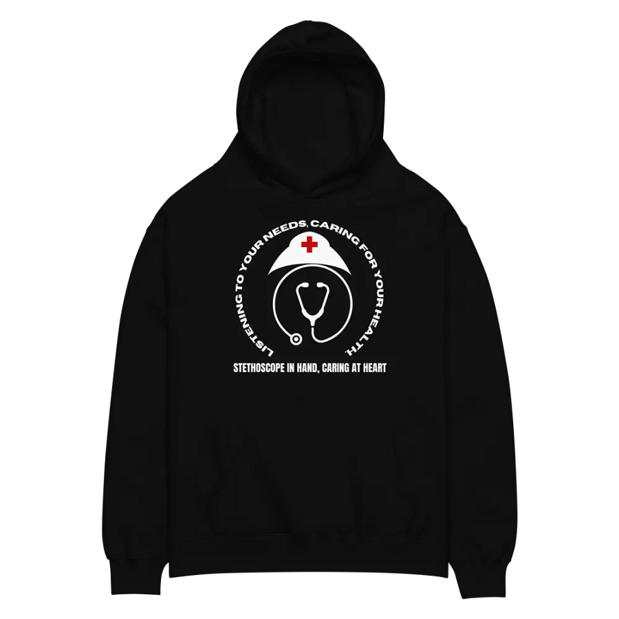 Heartfelt Care Nurse Hoodie product image (2)