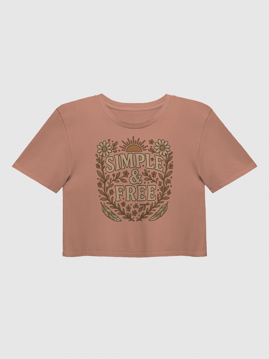 Vintage Simple & Free Floral Crop Top product image (6)