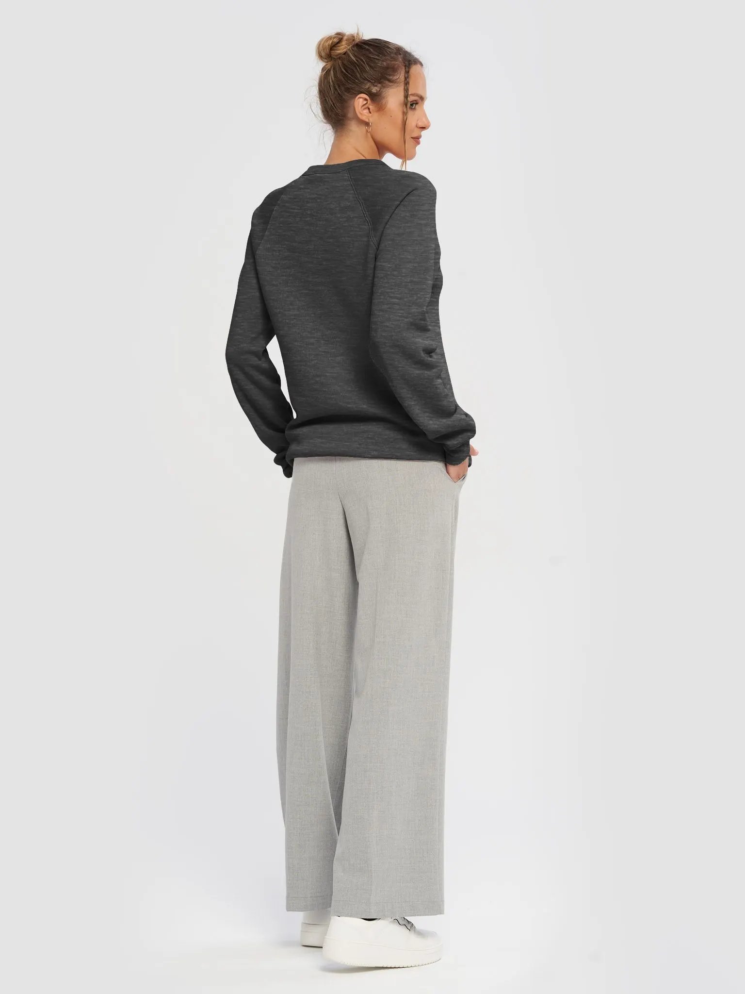 The Dookie Dictator Unisex Sponge Fleece Raglan Sweatshirt from Bella+Canvas product image (4)