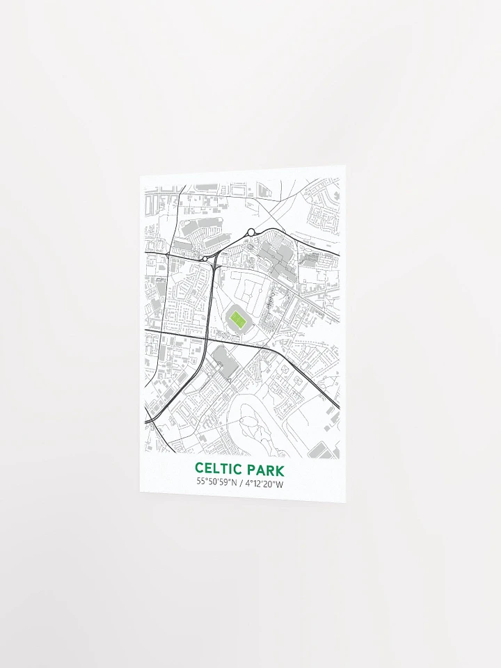 Celtic Park Map Design Poster product image (6)