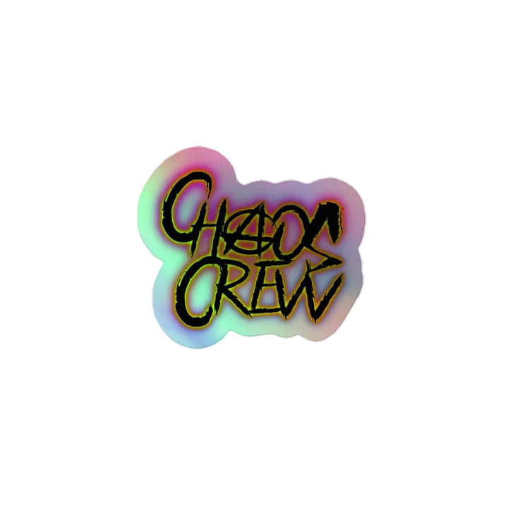 Chaos Crew Holographic Sticker product image (1)