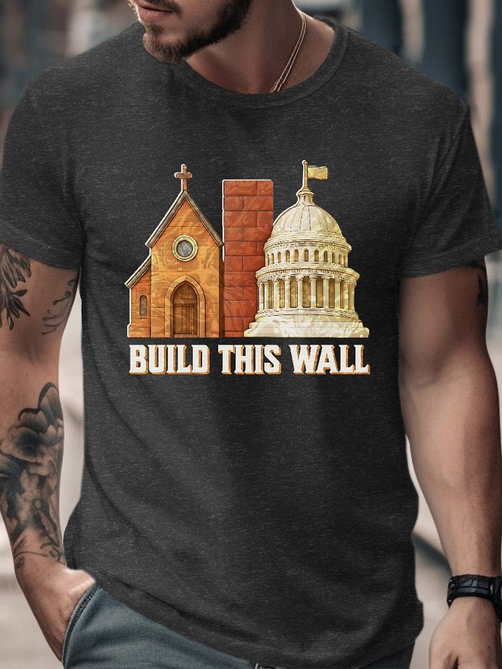 Build This Wall Church And State Shirt product image (1)