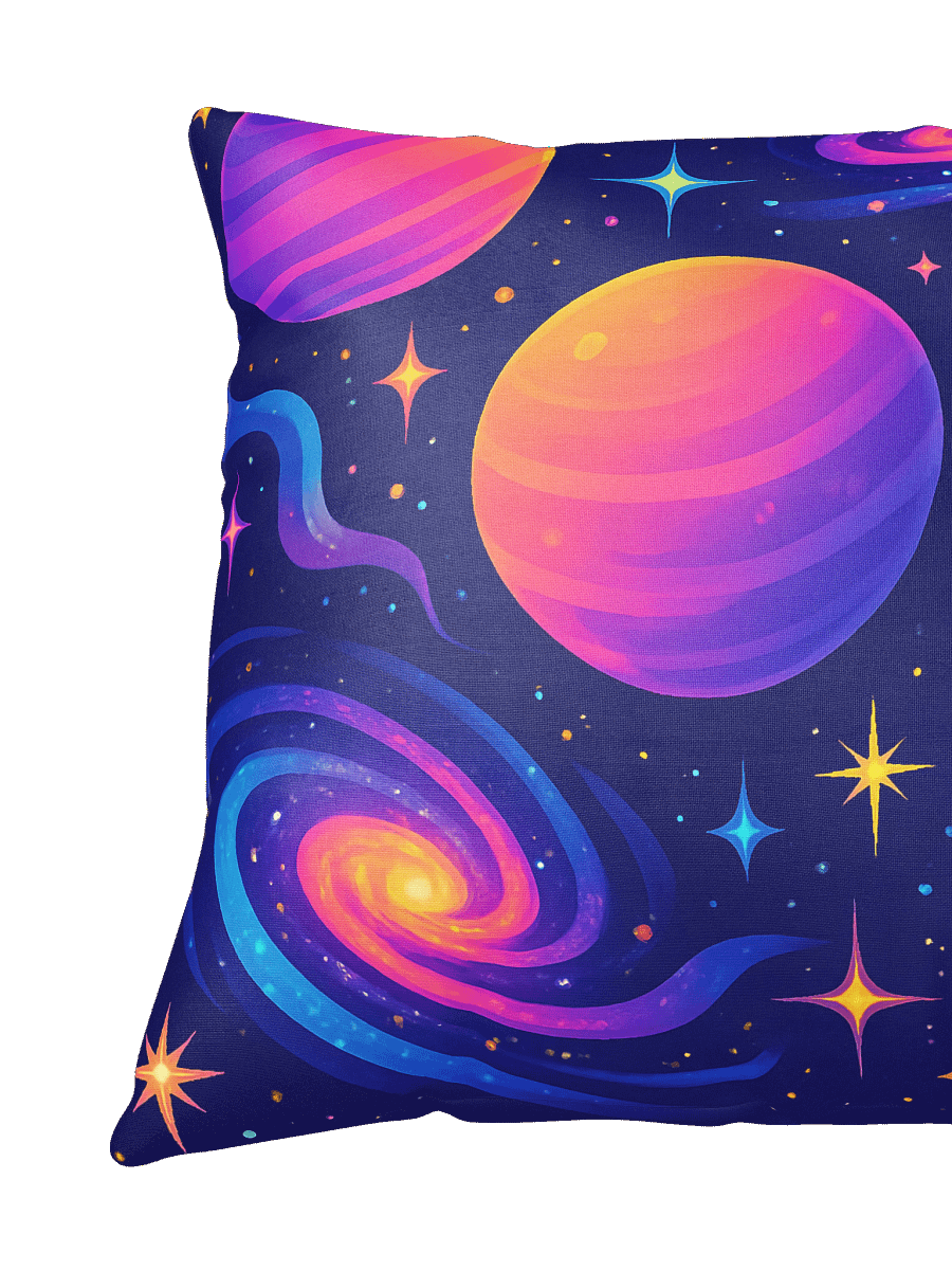 Space & Planets Walk Modern All-Over Pillow product image (5)