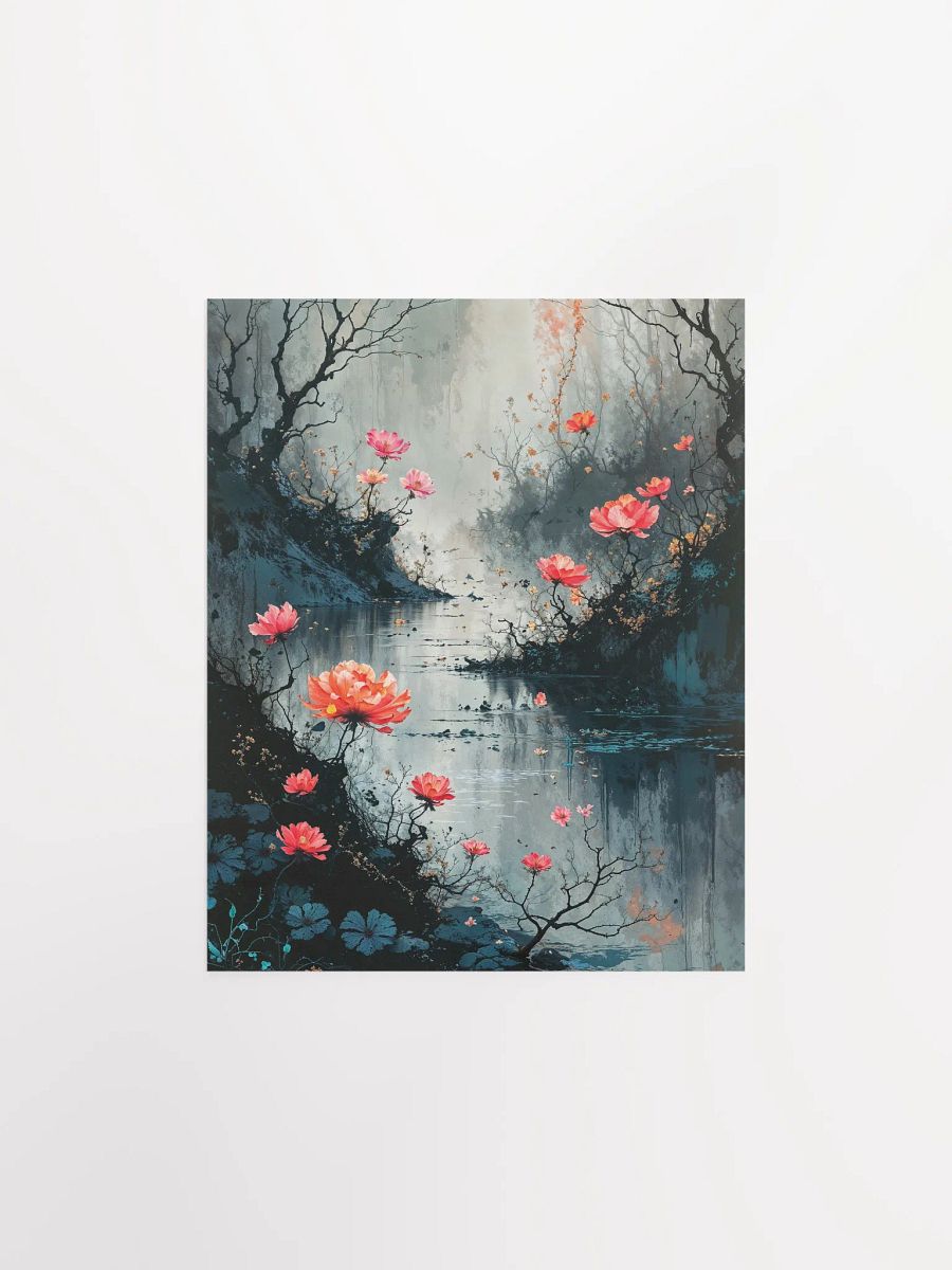 Petals of the Quiet Stream Matte Poster product image (1)
