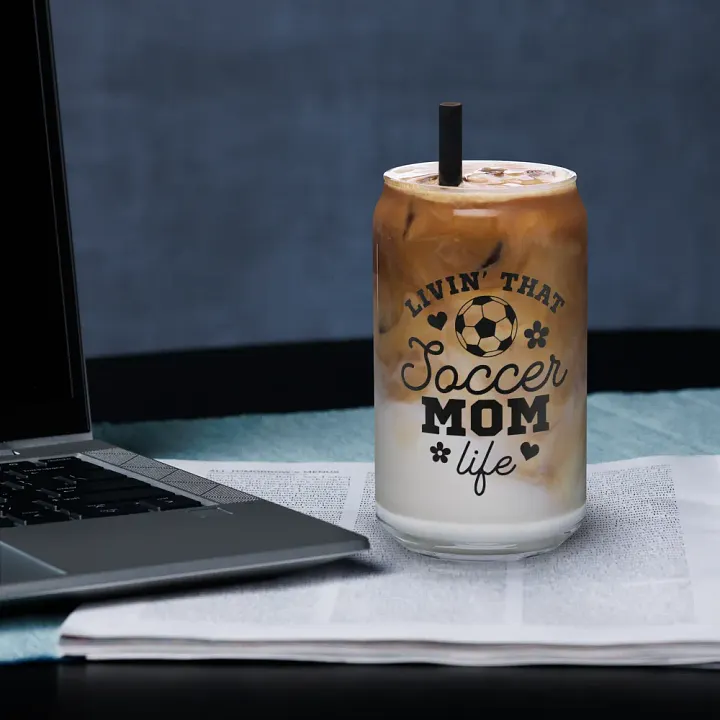 'Soccer Mom Life' Glass product image (1)