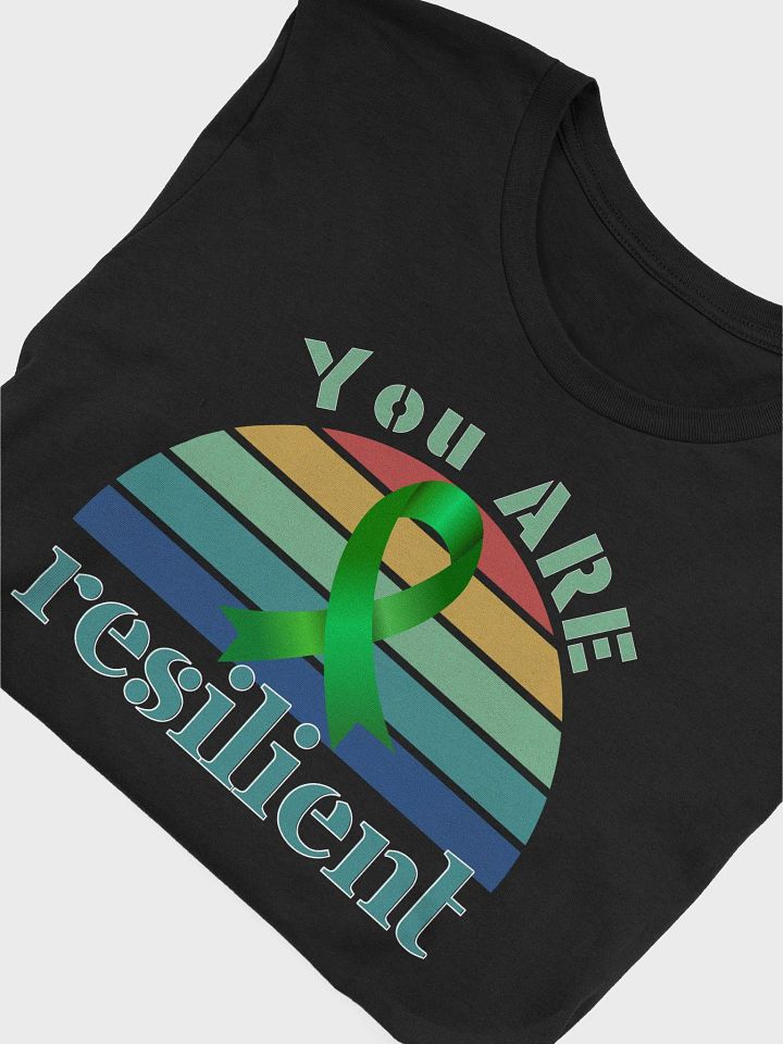 You Are Resilient, Ribbon Bella Canvas T-shirt. product image (1)