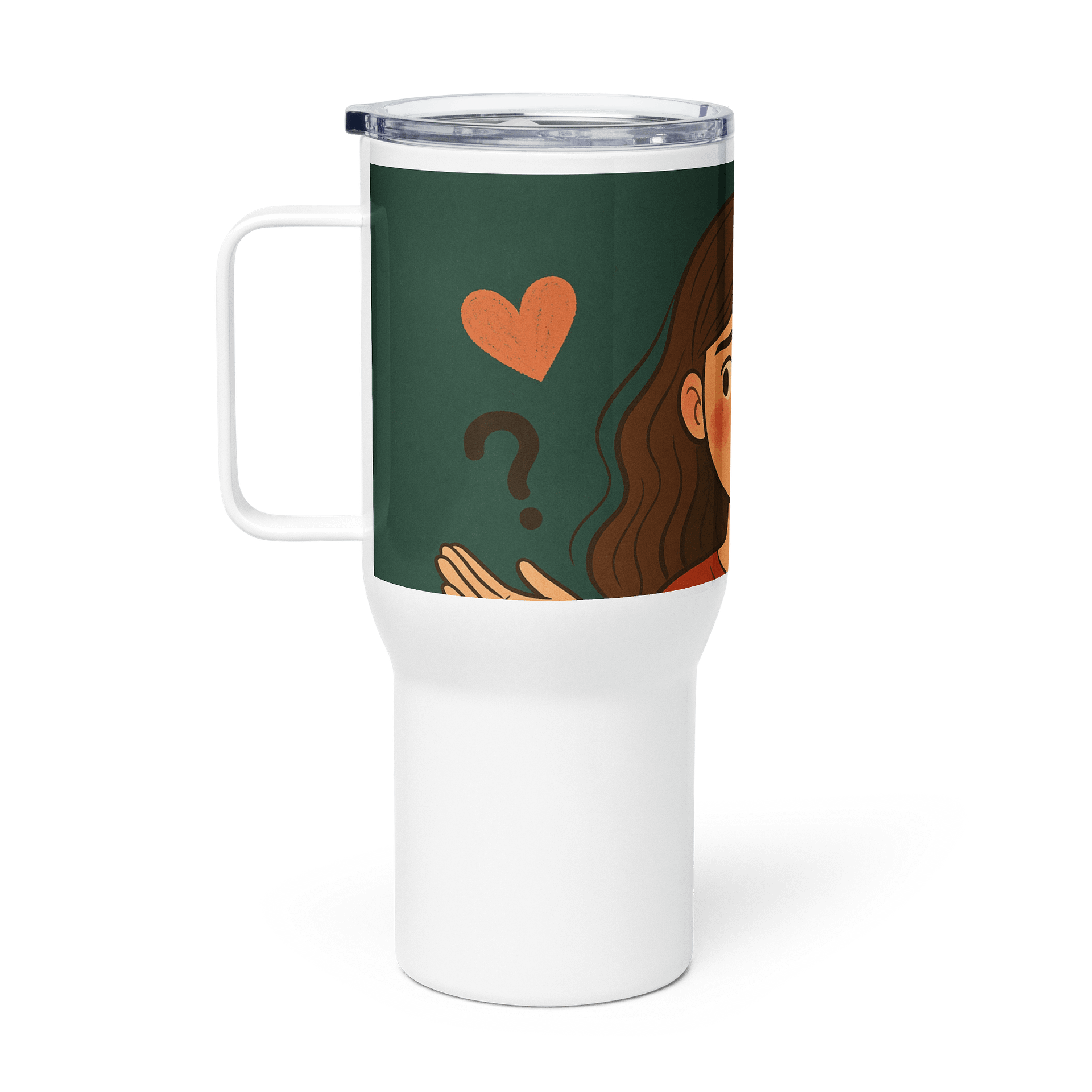 Heartfelt Confusion Travel Mug product image (1)
