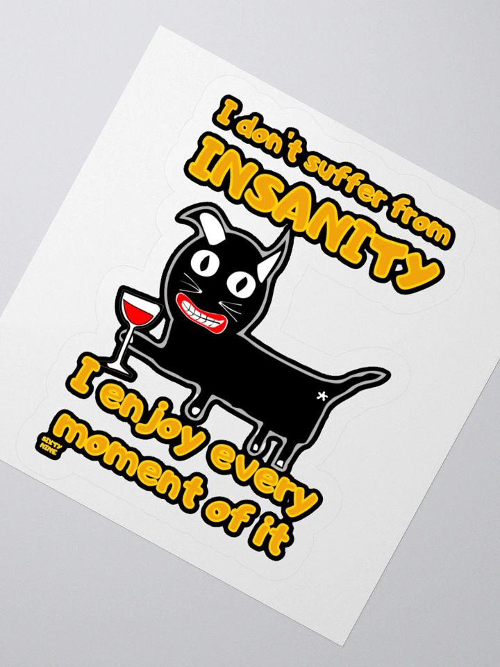 I DON'T SUFFER FROM INSANITY, I ENJOY EVERY MOMENT OF IT product image (6)