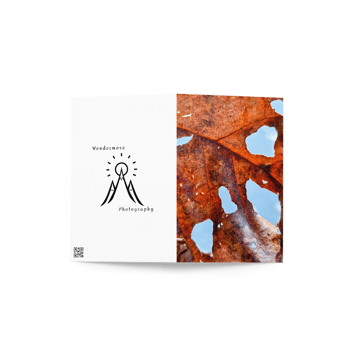 Intricate Veins Greeting Card (blank) product image (4)