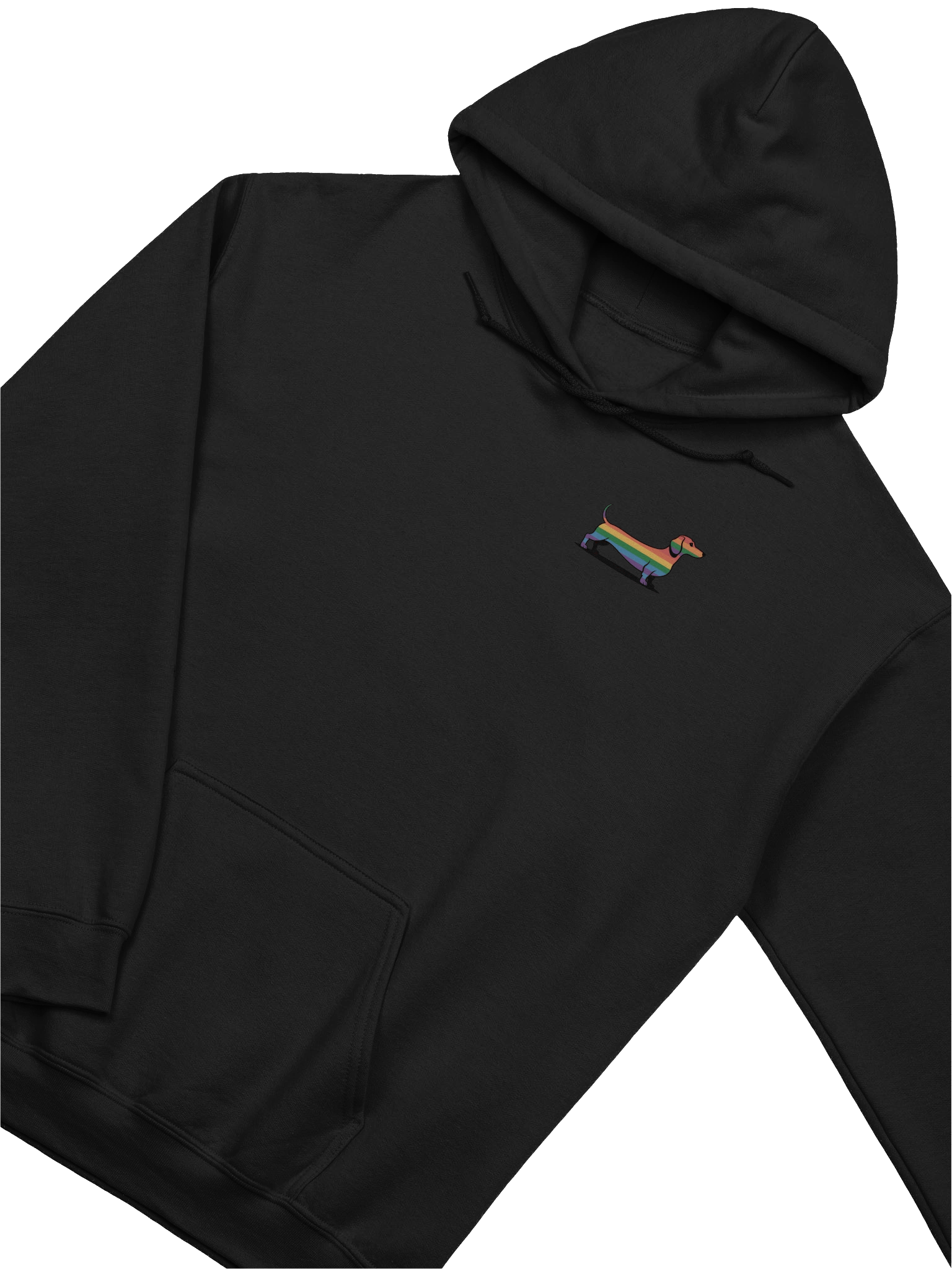 Rainbow Wiener Pride Dachshund Hoodie product image (9)