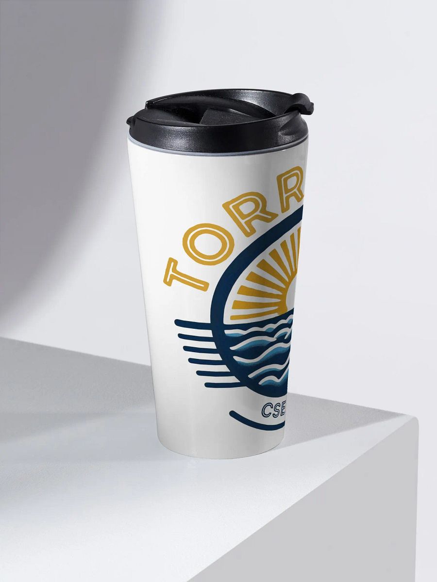 TUSD/CSEA Sun & Waves Stainless Steel Travel Mug product image (1)
