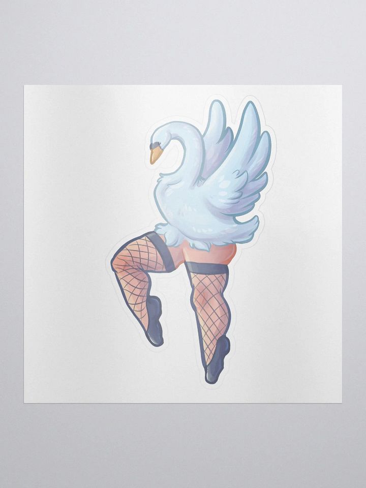 Graceful Swan Sticker product image (2)