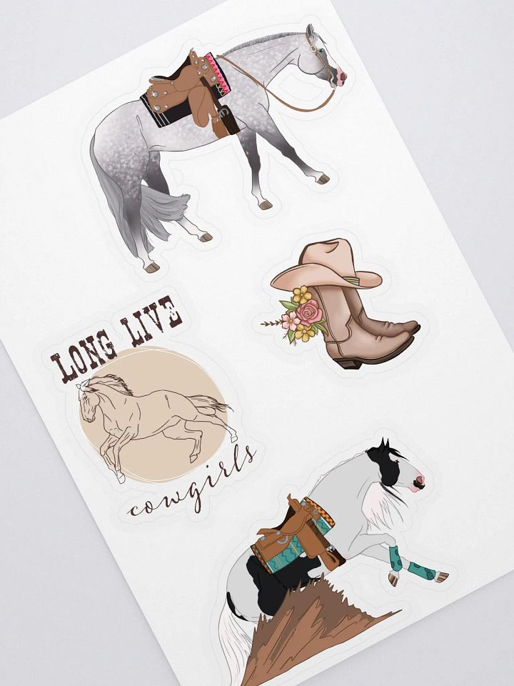 Long Live Cowgirls Sticker Sheet product image (2)