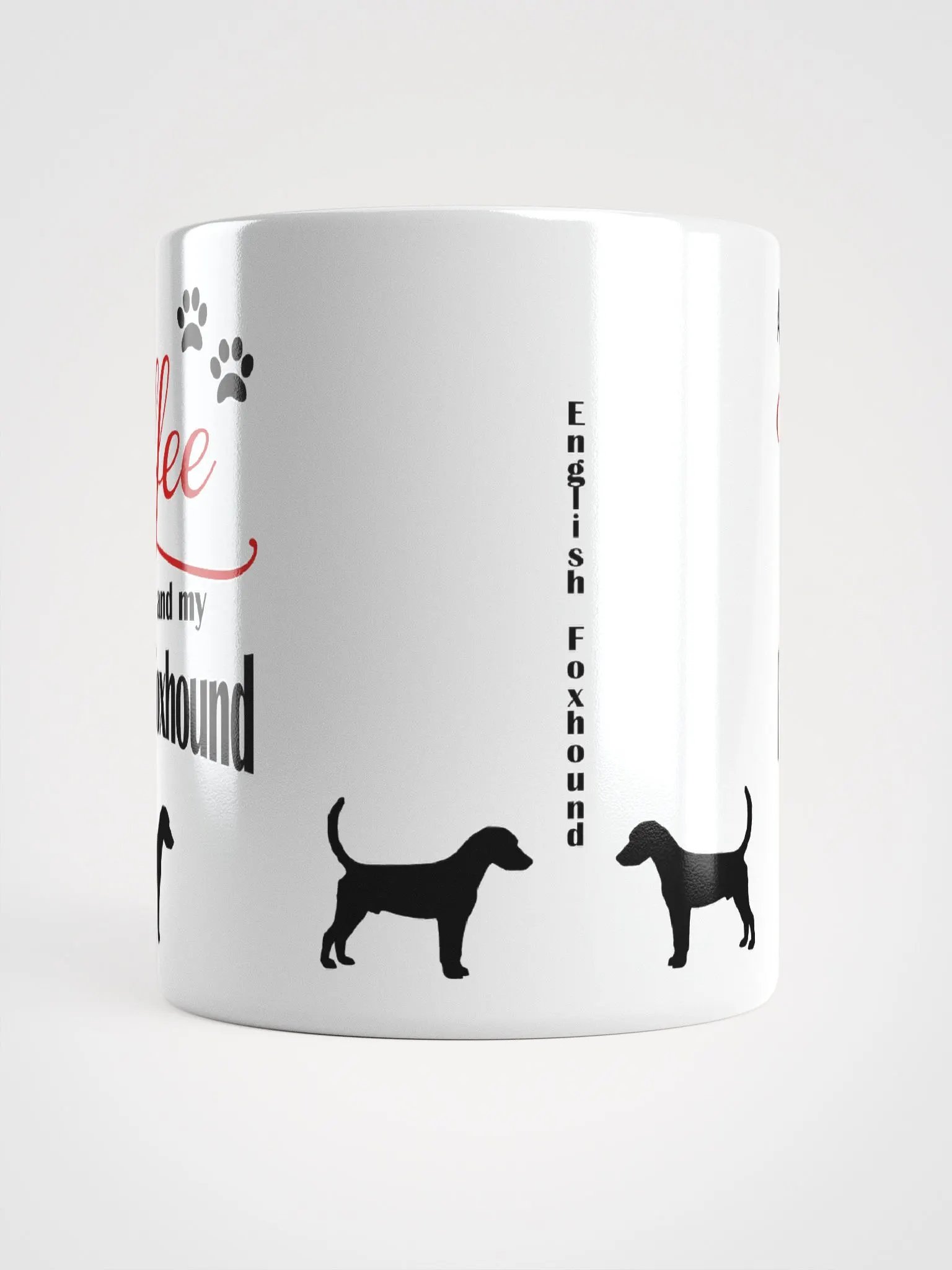 Coffee and my English Foxhound Mug product image (5)