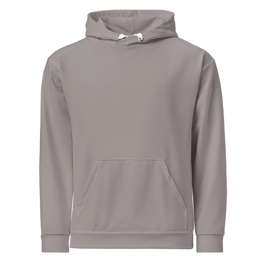 Plain Grey Soft Summer Unisex Recycled Polyester Heavyweight Premium Hoodie by Treasure Pie product image (1)