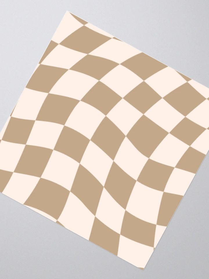 Brown preppy area sticker product image (6)