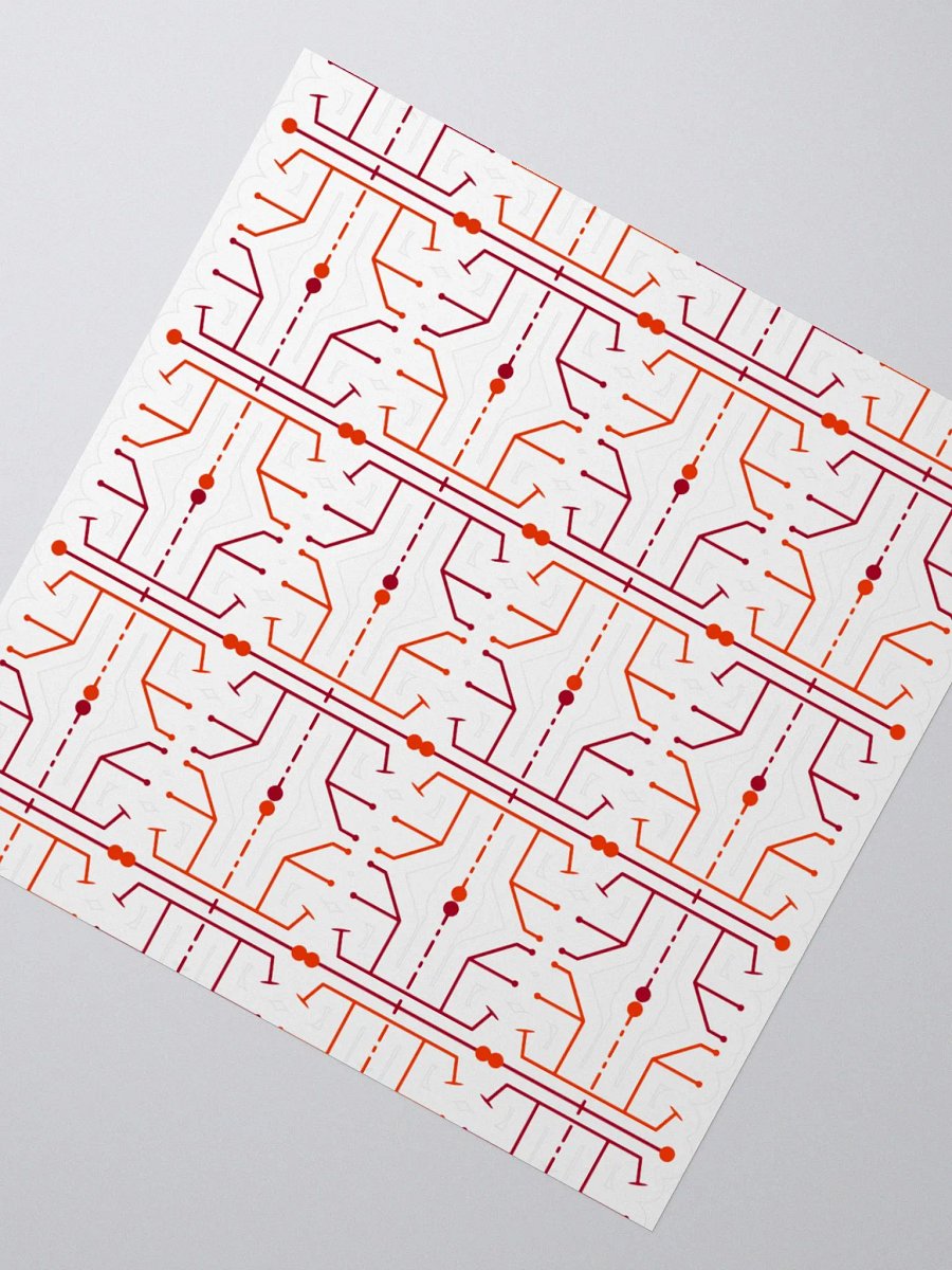 Hieroglyph Abstract Pattern Sticker product image (4)