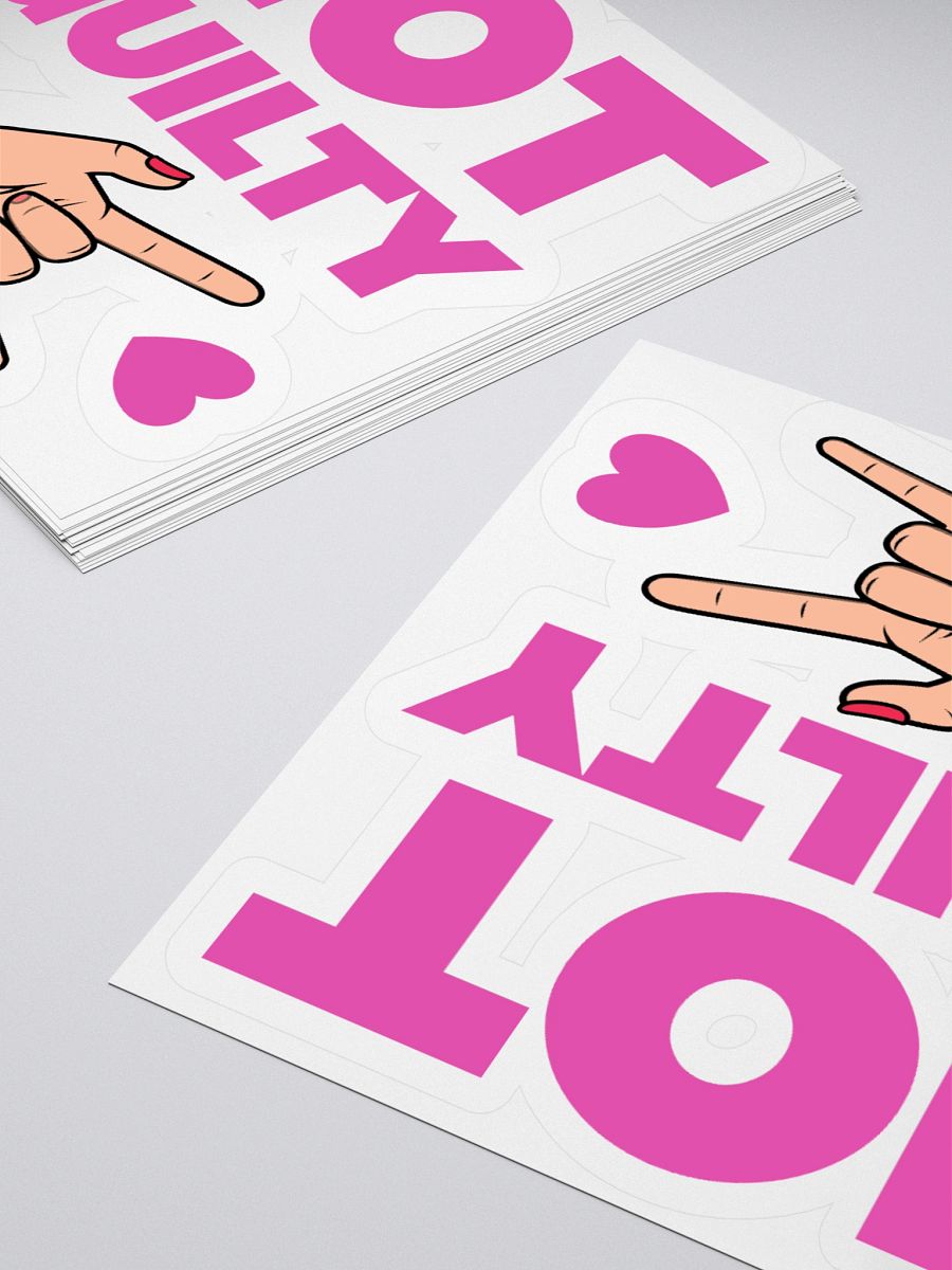 KR not guilty - sticker product image (13)